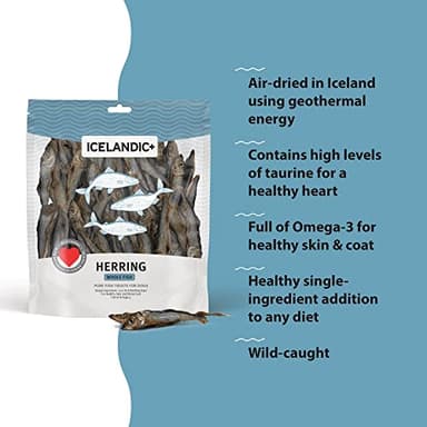 Icelandic+ Whole Fish Herring - 9oz Bag - Dog Treats, Pure Wild-Caught & Air-Dried, Single Ingredient Snack, Pet Chew, Just The Fish Nothing Else - Image 5