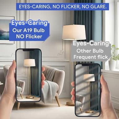 VATION LIGHTING 24 Pack A19 LED Light Bulb Daylight 5000K LED Bulbs, 60 Watt Equivalent, Efficient 8.5 Watt, 800 Lumens, E26 Medium Base, Non-Dimmable, ETL/UL Listed - Image 5