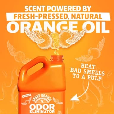 Angry Orange Pet Odor Eliminator for Dog and Cat Urine, Carpet Stains, and Strong Smells – Citrus Cleaner with Natural Orange Oil – 1 Gallon - Image 6