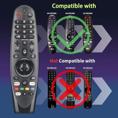 AKB75855501 Magic Replacement Voice Remote for LG Smart TV Remote AN-MR20GA MR19BA MR18BA MR650A, Compatible with LG Magic Remote Control for Smart TV LED OLED 4K Nanocell with Pointer Function - Image 4