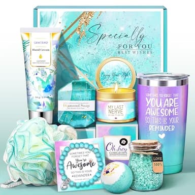 Birthday Gifts for Women, Gifts for Women, Mom, Wife, Girlfriend, Sister, Friends, Her, Relaxing Spa Gifts Basket Self Care Gifts, Christmas, Valentine's Day, Mother's Day Gifts - Image 1