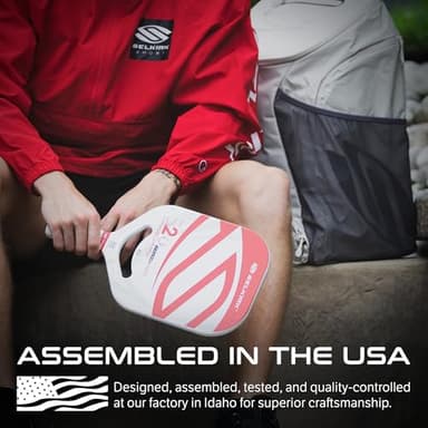 Selkirk Vanguard Power Air Pickleball Paddles | Carbon Fiber Pickleball Paddle | 360 Proto Molding & Flexfoam Perimeter | Designed for Ultimate Power & Control | Epic Red - Image 4
