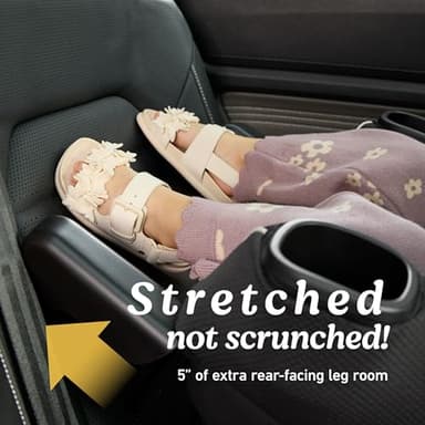 Graco Extend2Fit Convertible Baby Car Seat, Rear and Forward Facing, Adjustable Extension Panel for Extra Legroom, Gotham - Image 3