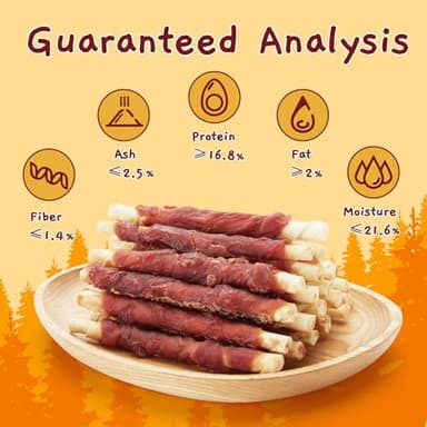 Jungle Calling Dog Treats, Duck Breast Wrapped Rawhide Sticks for Dogs, Grain-Free Natural Chewy Treats Picky Dogs, Puppy Chews Snacks,10.6 oz - Image 3