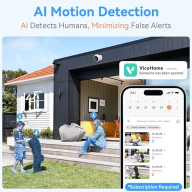 Thybro Magnetic Security Camera Wireless - 2K HD Video, AI Motion Detection, Battery Powered, Ease of Setup, 2-Way Audio,IR Color Night Vision, Waterproof, Outdoor & Indoor Surveillance - Image 6