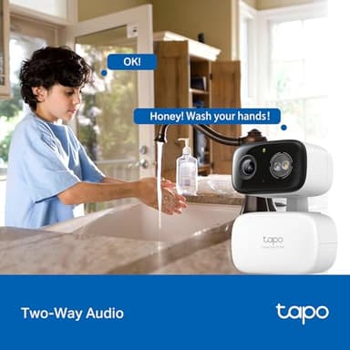 Tapo 2K 3MP Pan/Tilt Indoor/Outdoor Security Camera - Free Person/Baby Cry Detect & Motion Track, 360° Track, Color Night Vision, SD/Cloud Storage, Works w/Alexa & Google Home HybridCam 360 - Image 9