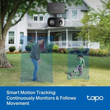 Tapo 2K 3MP Pan/Tilt Indoor/Outdoor Security Camera, Free Person/Baby Cry Detect & Motion Track, 360° Track, Color Night Vision, SD/Cloud Storage, Works w/Alexa & Google Home, HybridCam 360 - Image 7