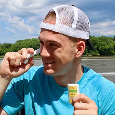 Babo Botanicals Super Shield SPF 50 Stick Sunscreen - 70% Organic Ingredients - Natural Zinc Oxide - For all ages - NSF & MADE SAFE Certified - EWG Verified - Water Resistant - Fragrance-Free - Image 9