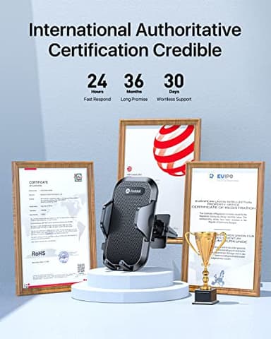andobil 2025 Upgraded Car Phone Holder Mount for Vent, Military Sturdy Metal Clip Air Vent Phone Holder for Your Car Easy Used Cell Phone Car Mount for iPhone 17 Pro Max 15 14 13 Samsung S25 S24 - Image 7