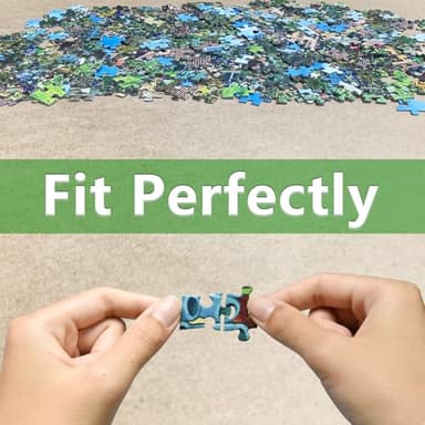 HUADADA Jigsaw Puzzles for Adults 1024 Pieces, Feed Bird Interlock Perfectly No Dust, Home Decors Family Challenge Toys for Men Women Elders Seniors (19.6"x19.6"), 1:1 Poster - Image 2