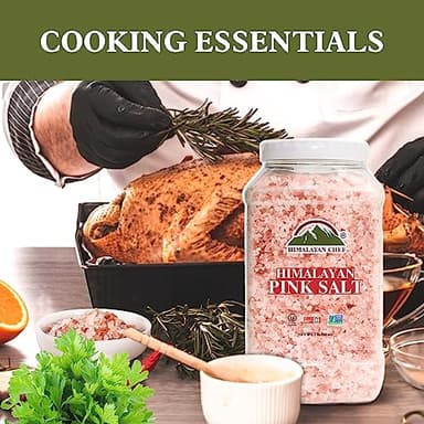 Himalayan Chef Himalayan Pink Salt 80oz (2.26kg), Non-GMO, Kosher, Coarse Grain, Nutrient and Mineral Dense for Health, Gourmet Pure Crystal Pink Salt for Grinder - Image 3