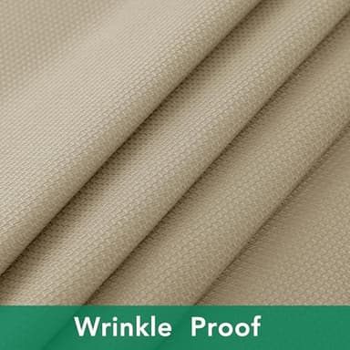 Biscaynebay Textured Fabric Square Tablecloths 54x54 Inches, Natural Water Resistant Spill Proof Table Cloth Washable Small Card Folding Table Covers for Dining, Kitchen, Wedding and Parties - Image 8