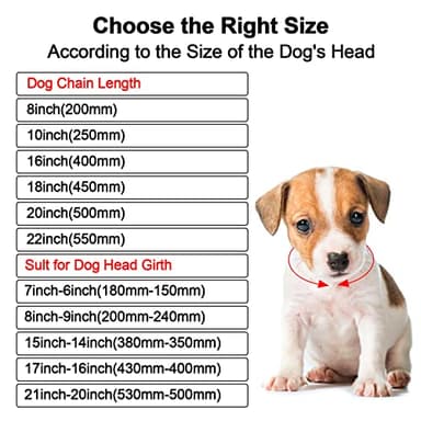 Dog Collar Cuban Diamond Dog Chain 4 mm Width Pet Cuban Chain for for Small Medium Large Dogs - Image 5