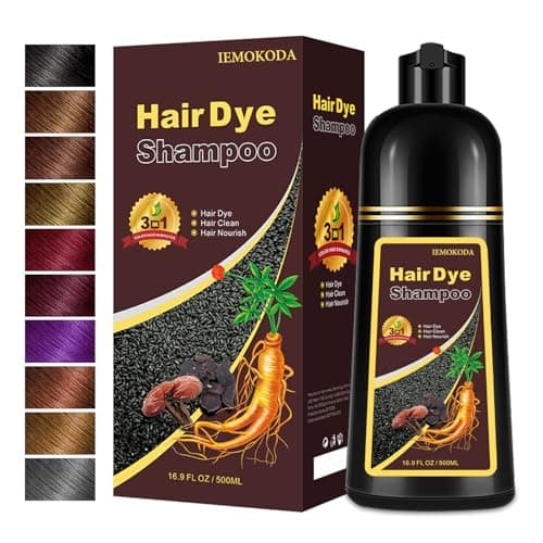 Yocisku Blonde Brown Hair Dye, Hair Dye Shampoo for Women & Men, Color Shampoo Hair Dye, Shampoo Para Pintar El Cabello 16.9 Fl Oz, Safe and Natural Champu Para Canas (Blonde Brown) - Image 1