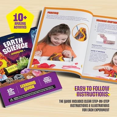 Dan&Darci Earth Science Kit for Kids - Kits for Kids Age 8-12, 8 9 10 Year Old Boy Birthday Gift - Gifts Boys & Girls - Volcano Experiments - STEM Toys Ages 8-10 - Image 3