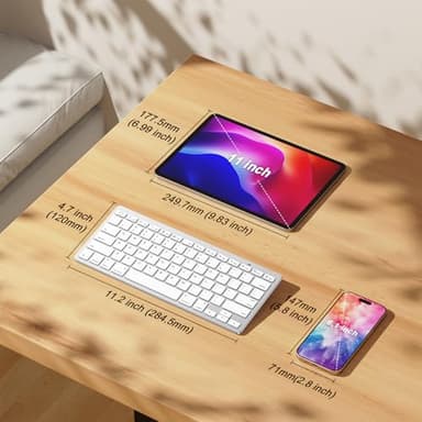 OMOTON Bluetooth Keyboard Compatible with iPad 10th Generation, iPad 10.2 (9th/8th/7th), iPad Pro 13/12.9/11 inch, iPad Air/Mini and More iOS Devices, White - Image 3