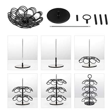 SHURFFY Coffee Pod Carousel Holder Organizer Compatible with 36 Cup Pods - Image 6