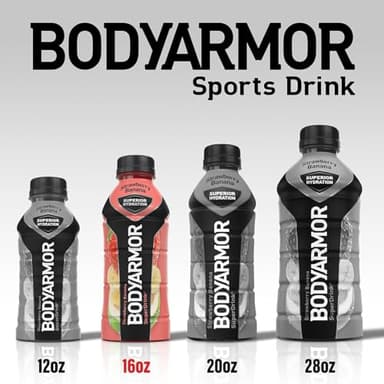 BODYARMOR Sports Drink Sports Beverage, Cherry Lime, Coconut Water Hydration, Natural Flavors With Vitamins, Potassium-Packed Electrolytes, Perfect For Athletes, 16 Fl Oz (Pack of 12) - Image 7