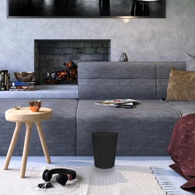 DAJITRE 1.8 Gallon Small Trash Can Wastebasket Recycling Bin Slim Profile for Compact Spaces Bathroom, Office, Bedroom, Kitchen (1.8 Gallon-2pack, Black) - Image 7