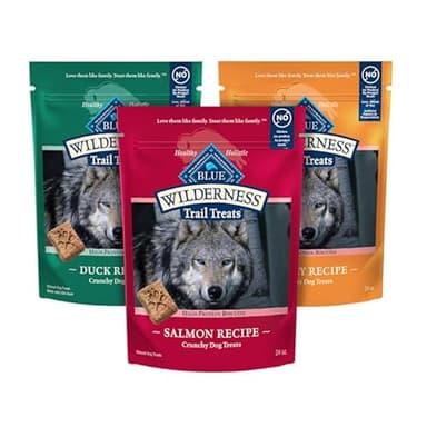 Blue Buffalo Wilderness Variety Pack Dog Treats Made with Natural Ingredients Duck Turkey & Salmon - Image 1