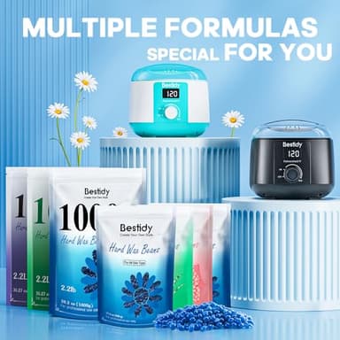 Bestidy Wax Beads, Bagged 500g/1.1lb/17.6oz, Waxing beans for Hair Removal, Women Men, Home Waxing for All Body and Brazilian Bikini Areas (500g) - Image 6