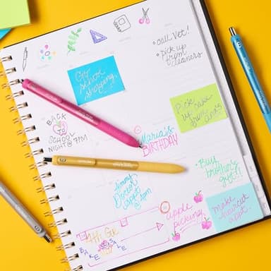 Paper Mate InkJoy Gel Pens Ultimate Pack, Retractable Pens, Featuring Classic, Bright!, and Metallic Pens, Assorted, 30 Count - Image 7