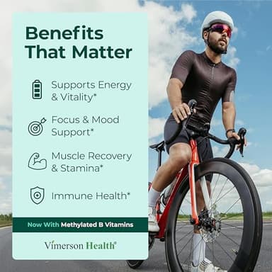 Multivitamin for Men – Methylated Mens Multivitamins & Multiminerals Capsules with Vitamin B12, A, D, C, Zinc, Magnesium & More for Complete Daily Support – High Potency Bioavailable Vitamins for Men - Image 2