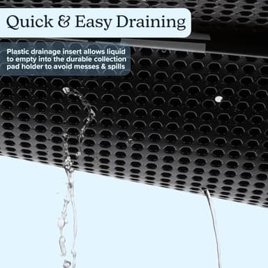 Artificial Grass Puppy Pee Pad for Dogs and Small Pets - 20x25 Reusable 3-Layer Potty Training Pad with Tray - Dog House and Pet Supplies by PETMAKER - Image 2