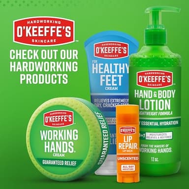 O'Keeffe's Working Hands Hand Cream for Extreme Dryness - 3.4 oz Jar (2 Pack) - Repairing Skincare for Cracked, Dry Hands - Image 7