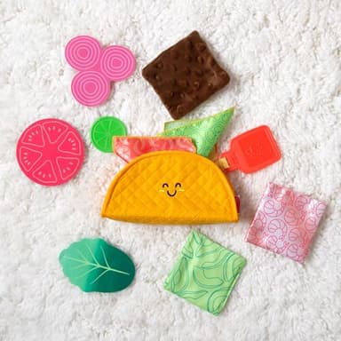 Melissa & Doug Multi-Sensory Soft Taco Fill & Spill Infant Toy - Sensory Toys For Babies, Baby Taco Toy, Baby Toys For Ages 6 Months And Older - Image 9