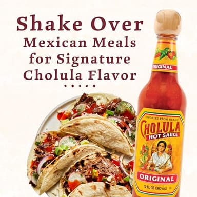 Cholula Hot Sauce Multipack, Original, Product of Mexico, Gift Set Includes Three 12 Fl Oz Bottles, Blend of Arbol & Piquin Peppers with Spices for Eggs, Rice, Tacos, Huevos Rancheros & More, 3 count - Image 13