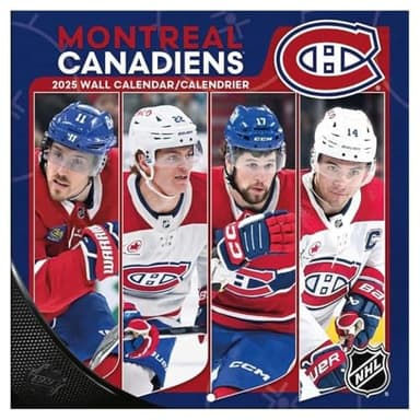 TURNER SPORTS Montreal Canadiens 2025 Mini Wall Calendar (25998040586) - Image 1
