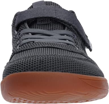 WHITIN Little Big Kids Wide Width Barefoot Walking Shoes Minimalist Zero Drop Sneaker Boys Girls Size 11 Running Tennis Training School Breathable Dark Grey 29 - Image 4