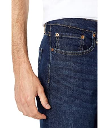 Levi's Men's 514 Straight Fit Cut Jeans (Also Available in Big & Tall), Clean Run-Dark Indigo (Advanced Stretch), 34W x 32L - Image 3