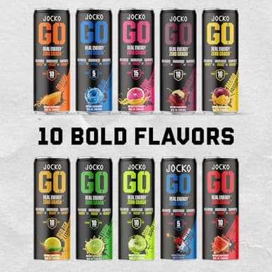 Jocko GO Energy Drink - Keto, Vitamin B12, Vitamin B6, Electrolytes, L Theanine, Magnesium- Energy Boost, Sugar Free Nootropic Monk Fruit Blend - 12 Pack (Pink Lemonade) - Image 9