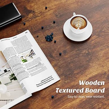 Sweetcrispy Coffee Table, Lift Top Coffee Tables for Living Room, Small Rising Wooden Dining Center Tables with Storage Shelf and Hidden Compartment, Brown - Image 7