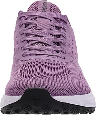 BRONAX Womens Wide Tennis Shoes Road Running Jogging Fitness Size 8w Athletics Sports Breathable Mesh Gym Sneakers Zapatos Deportivos De Mujer Pregnant Swollen Purple 39 - Image 7