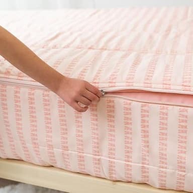 Beddy's Pink Ballerina Girls Durable Zipper Bedding for Kids, Bed in a Bag, Pink Ballet Sheets and Comforter, Easy to Make and Wash, Includes Pillowcase & Pillow Sham, Super Soft All Season - Image 1