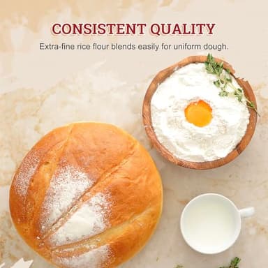 52USA Thai Rice Flour 1 Pound, 16 Ounce (Pack of 1), Rice Flour for Baking or Cooking, Product of THAILAND, All Natural White Rice Flour 1 Pound - Image 6