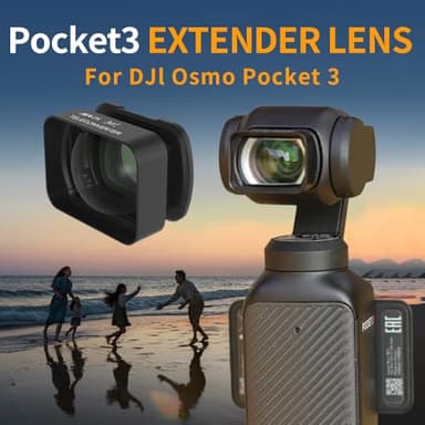 2X Magnification Lens for Pocket 3, Long Distance Photography Telephoto Lens, Portable Magnetic Lens Filter for Pocket 3 - Image 2