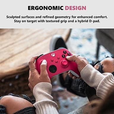 Xbox Core Wireless Controller – Deep Pink (Renewed Premium) - Image 3