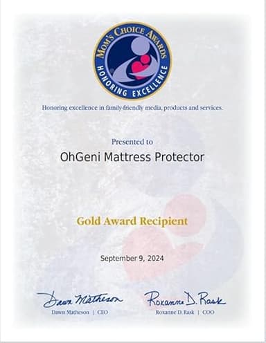 OhGeni 100% Waterproof Mattress Protector, Queen Size Mattress Pad, Fits 6"-20" Mattresses with Deep Pocket, Cooling, Breathable Fitted Sheets, Soft Bed Cover, Noiseless, Machine Washable - Image 10