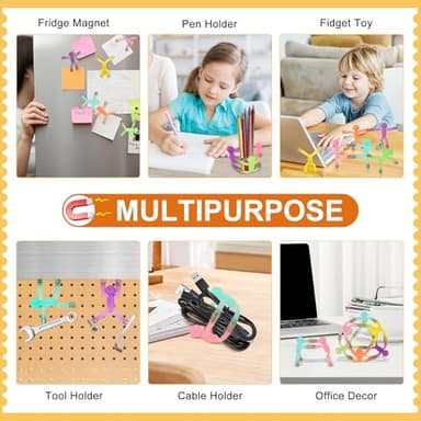 laleay 6pcs Magnetic Toys,People Figures for Kids, Adults Kids Gifts, Magnetic Men for Teens Gifts,Kids Sensory Toys - Image 3