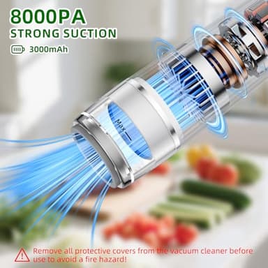 Vacuum Sealer for Food, Handheld Saver Compact Vacuum Sealer Machine with 30 Reusable Bags for 10X Preservation & Fresh - Image 5