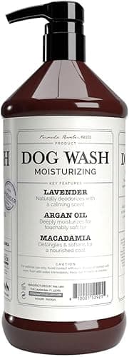 Rosen Apothecary 5-in-1 Moisturizing Dog Wash & Grooming Brush Set - Made with Naturally Derived Ingredients to Cleanse, Soothe, Deodorize, and Soften The Skin and Coat - Image 2