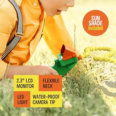 Borescope Snake Camera with Light for Kids, Outdoor Educational STEM Toys, Science Gifts for 5 Year Old Boy, Camping Nature Activities, Best Birthday Gift for Boys, Girls Ages 4,5,6,7,8,9,10 Years Old - Image 7