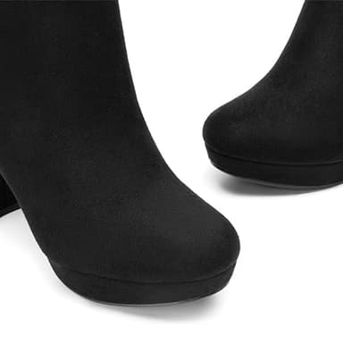 DREAM PAIRS Women's Stomp Ankle Boot, Black, 5.5 UK - Image 5