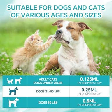 Woyamay Hemp Oil for Dogs and Cats - Hemp Oil Drops Rich in Omega 3, 6, 9 and Organic Extract Helps Pets with Аnxiеty, Pаin, Strеss, Slееp, Аrthritis, Sеizures Rеlief, Pets Calming Treat-2 Pack - Image 7