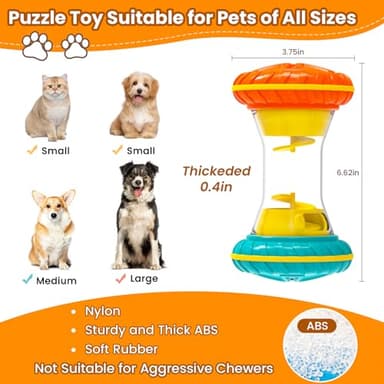 BoYoYo Interactive Dog Puzzle Toys for Boredom, Dogs Enrichment Toy to Keep Them Busy, Treat Dispensing Slow Feeder - Image 2
