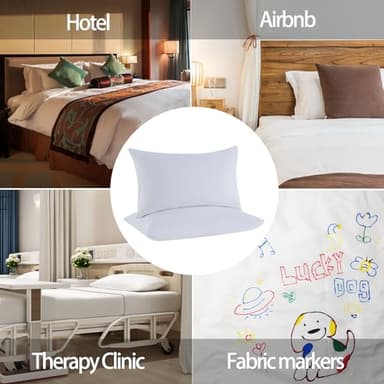 ZPECC Pillow Cases Bulk 24 Pack - Standard Pillowcases with Envelope Closure, Soft Brushed Microfiber Pillow Cover for Hotel Airb&bs Hospital Bedding Essential (Snow White) - Image 5